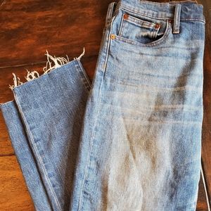 MADEWELL the high rise slim crop boyjean